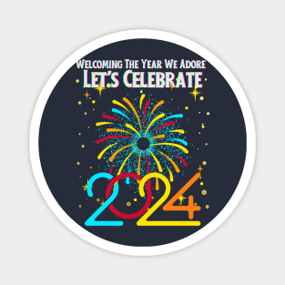 Adoring 2024: Fireworks Celebration Magnet